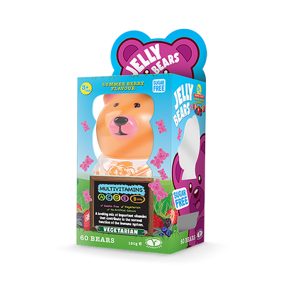Mill House Bears Multivitamin Gummy Bears Summer Berry 60 Count