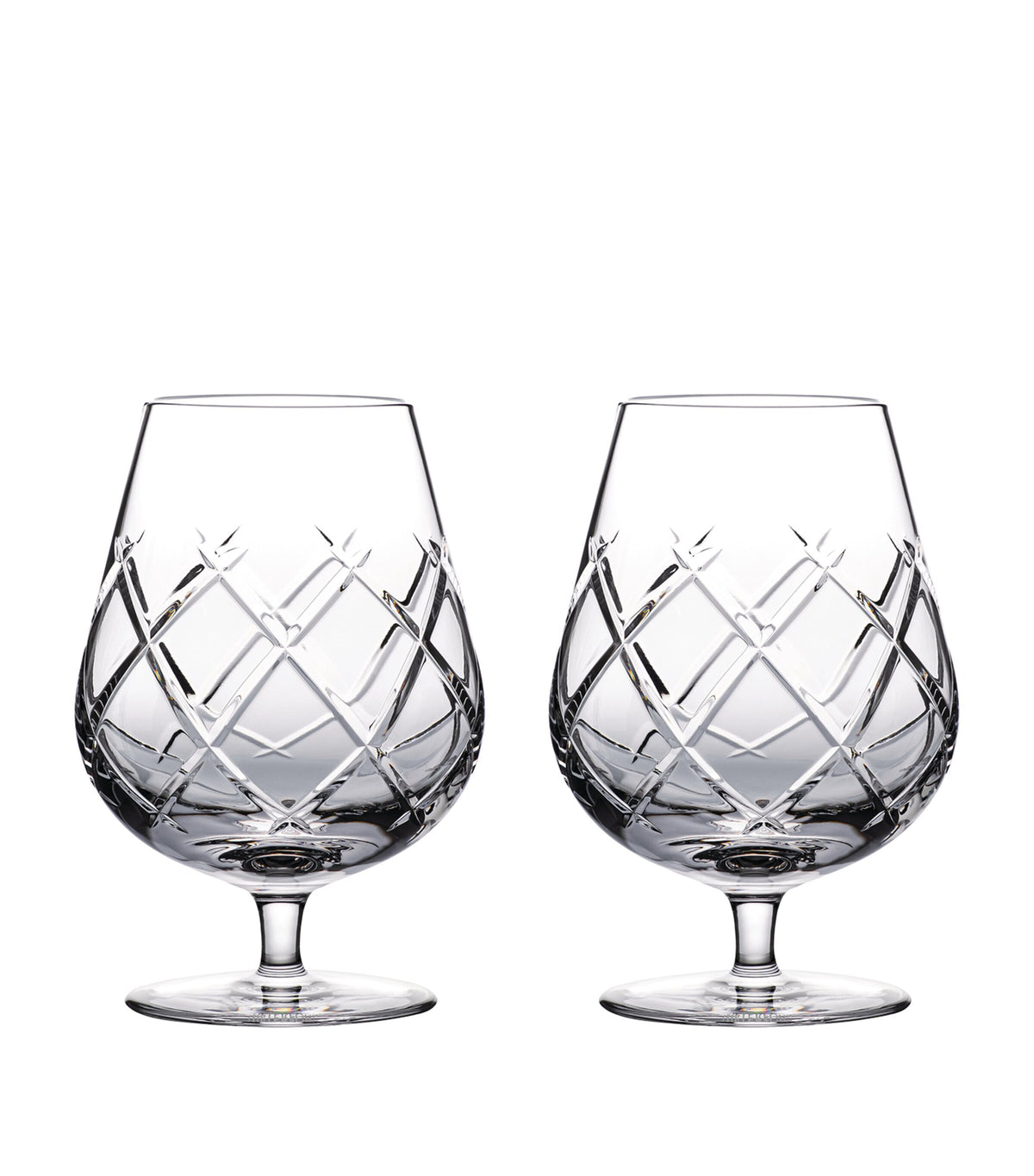 Waterford set of two Olann brandy balloon glasses, 510ml capacity (British brand)