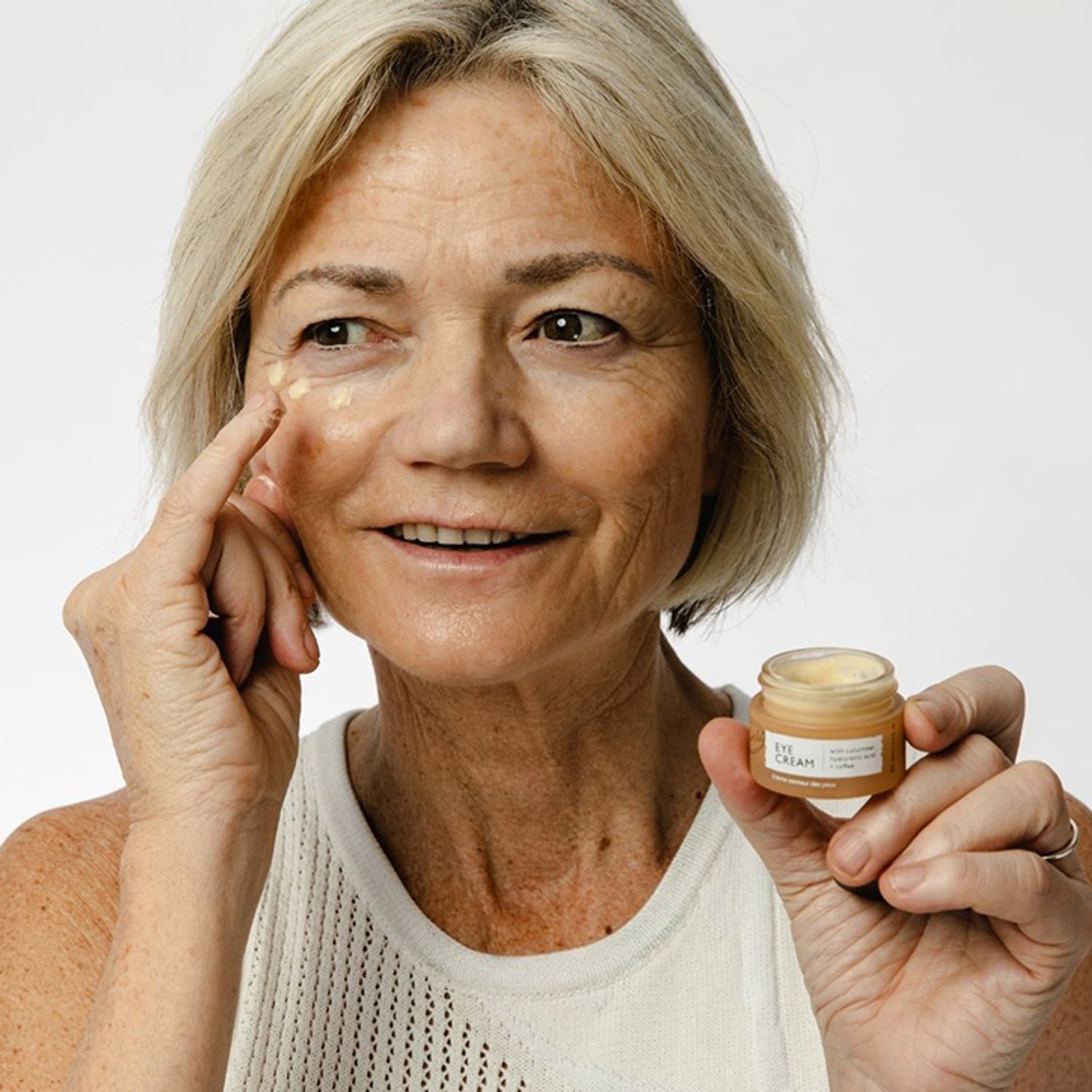 UpCircle Eye Cream with Hyaluronic Acid + Coffee 15ml (British brand)