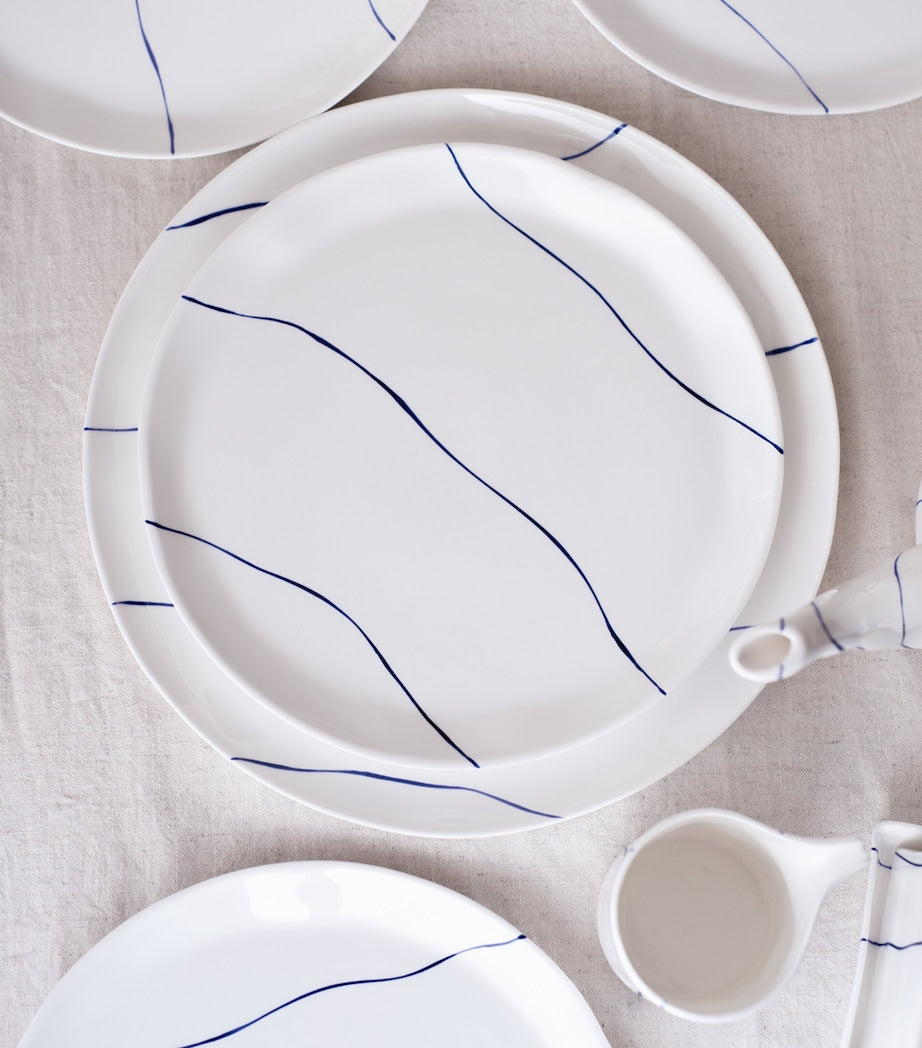 FELDSPAR Stripe dinner plate 28.5cm - British product