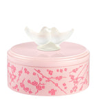 Lalique Small Rose Nebula Fleurs de Cerisier decorative box, UK version