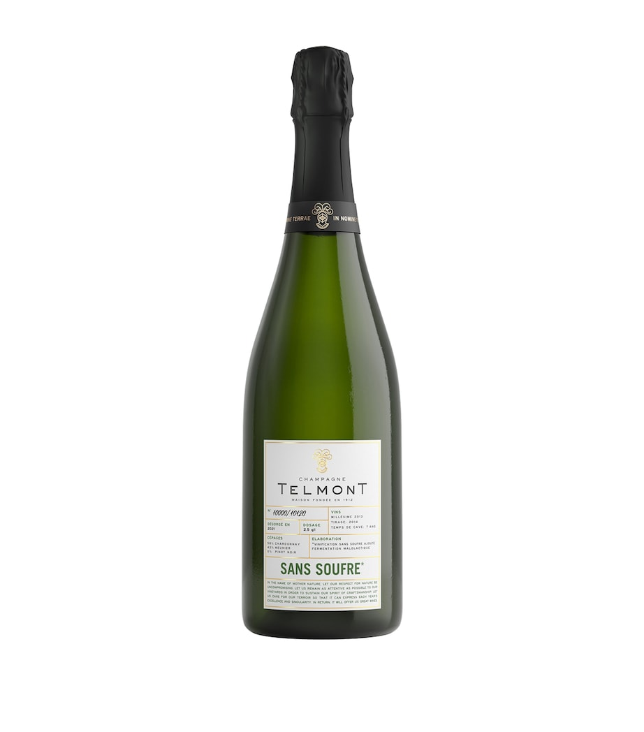 Telmont Sans Soufre Champagne 75cl, imported from France