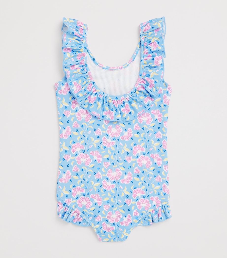 Louise Misha Floral Ruffle-Trim Andrea children's swimsuit 24 months, UK version