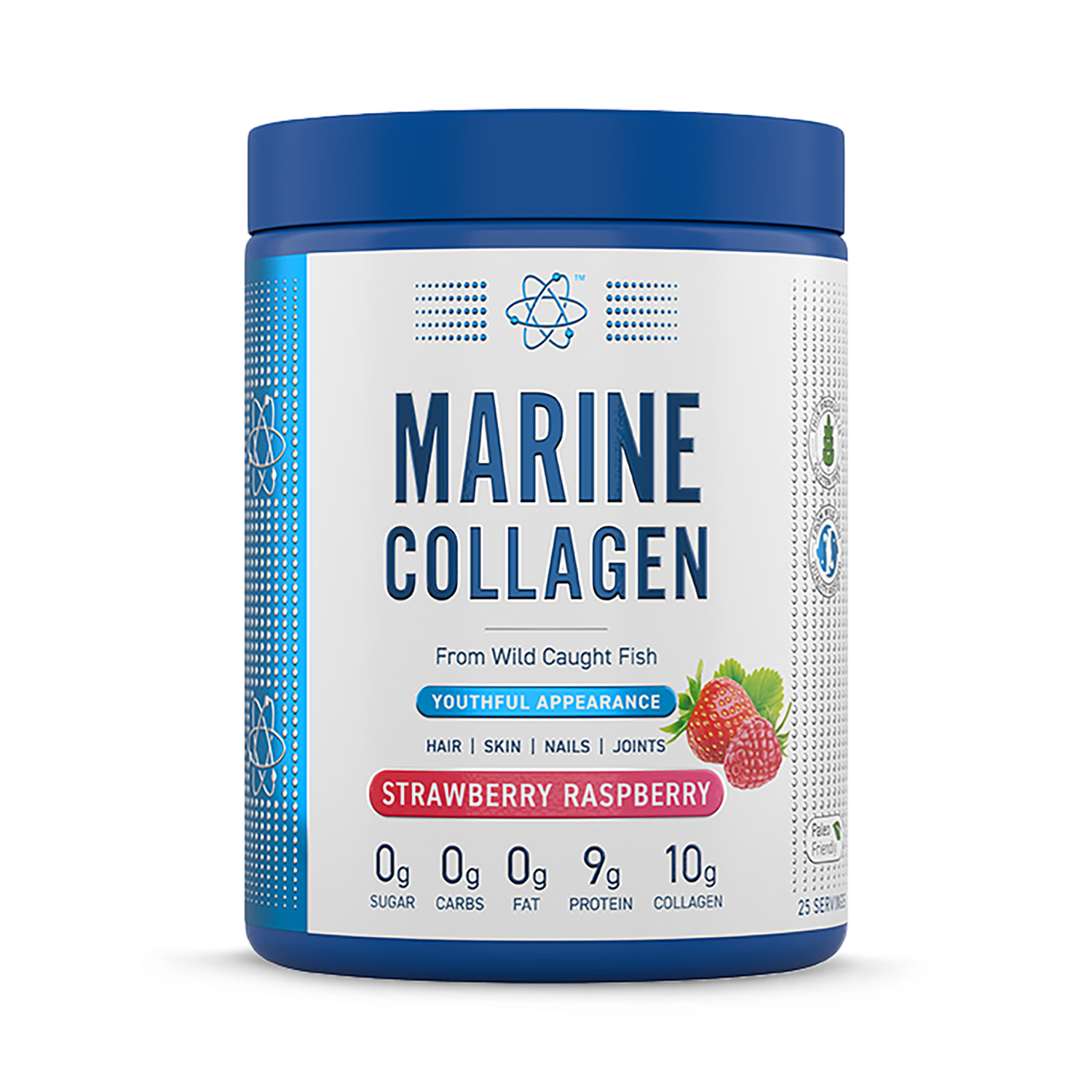 Applied Nutrition Marine Collagen Strawberry Raspberry 300g - British product