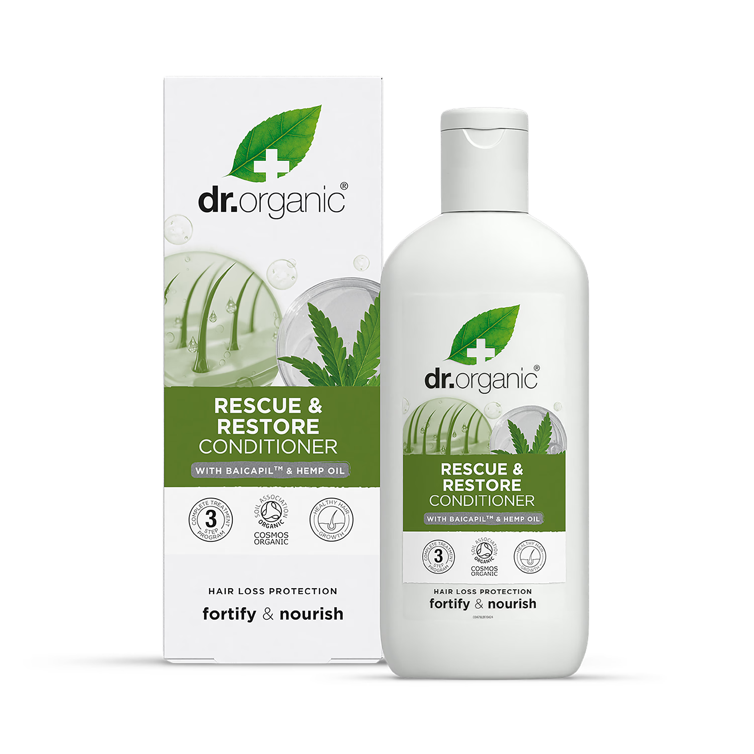 Dr Organic Hemp Oil Rescue & Restore Conditioner 265ml - British product