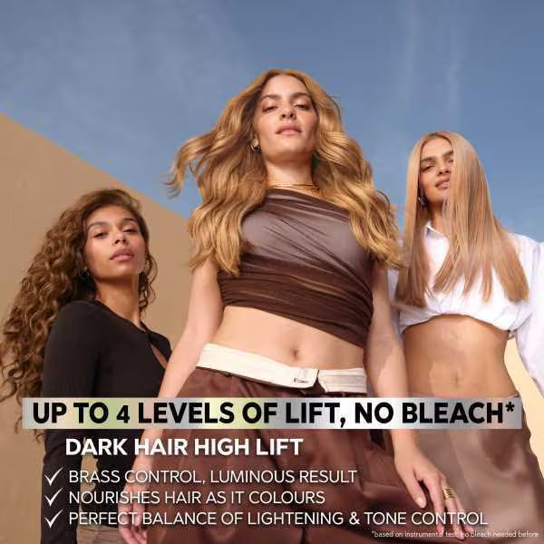 Garnier Nutrisse BlondeLift hair dye Caramel Blonde kit, UK version