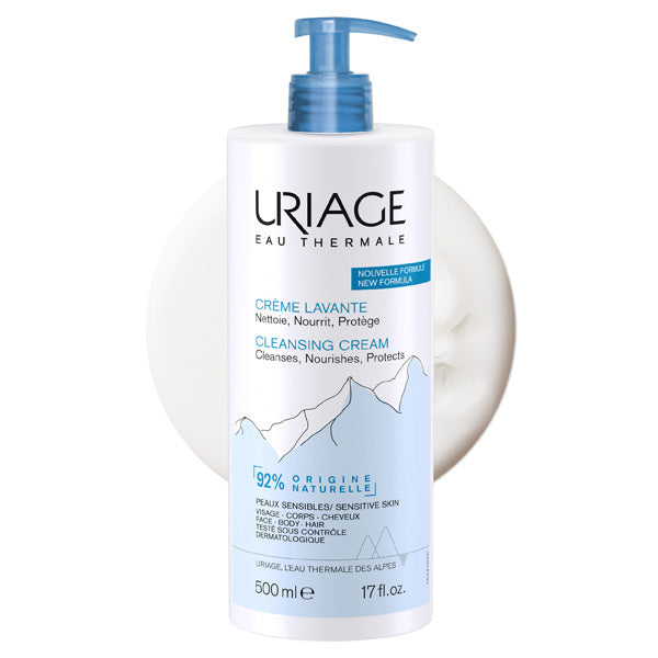 Uriage Daily Cleansing Cream 500ml bottle (British brand)