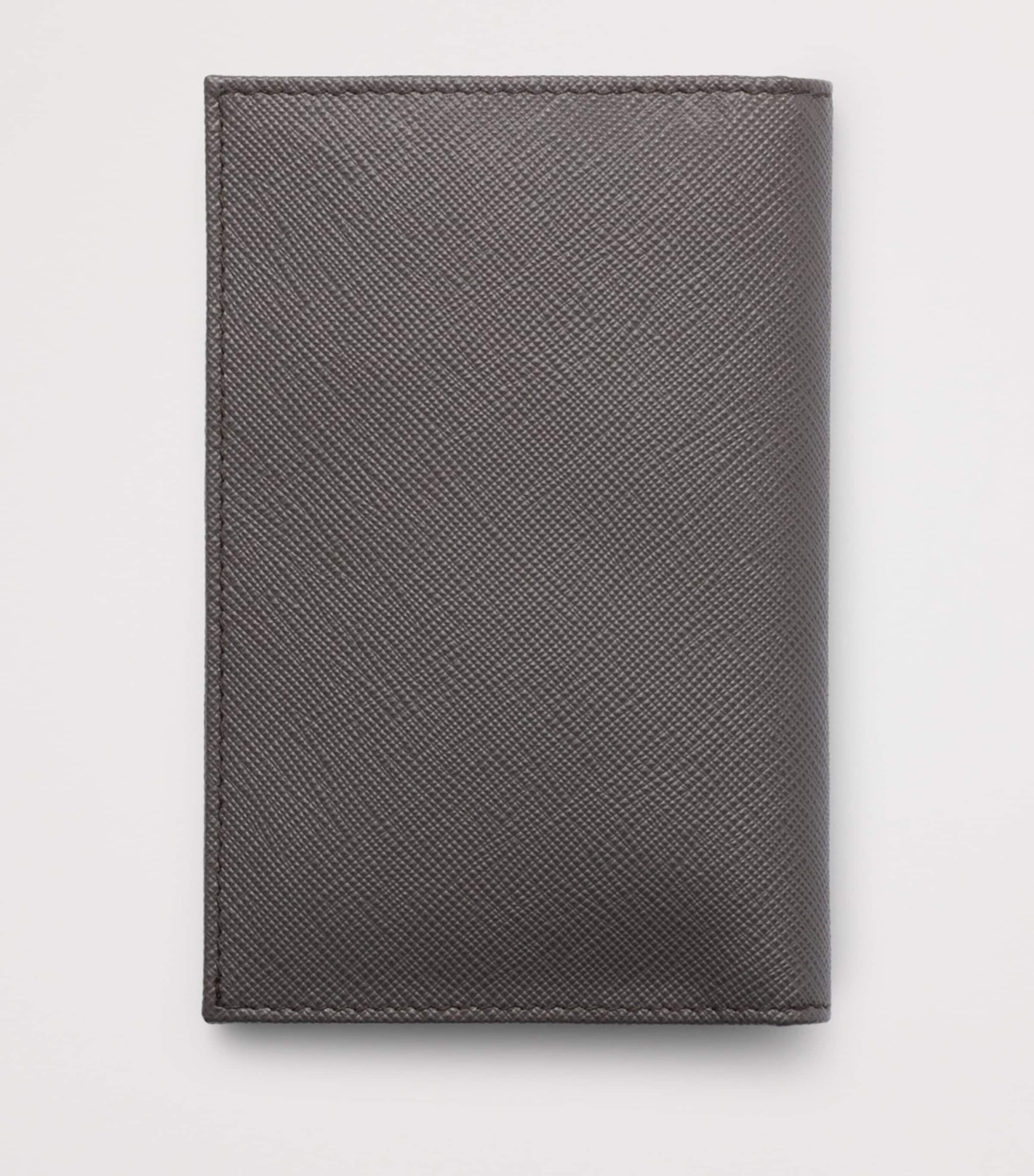 Prada Saffiano Leather Logo Passport Holder, imported from the UK