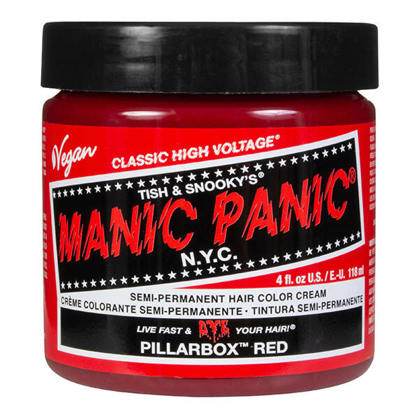Manic Panic hair dye Pillarbox Red 118ml, imported from the UK