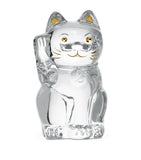 Baccarat Large Maneki Neko Cat Figurine