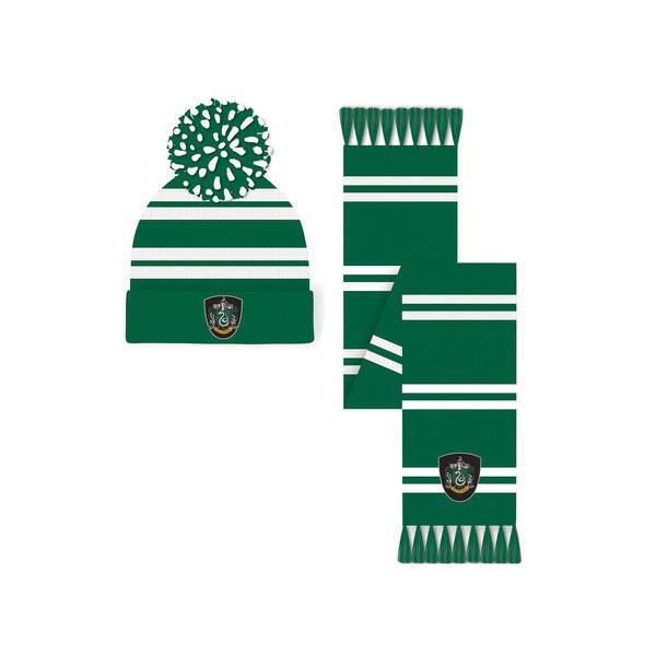 Harry Potter Slytherin Hat Scarf Set, UK version