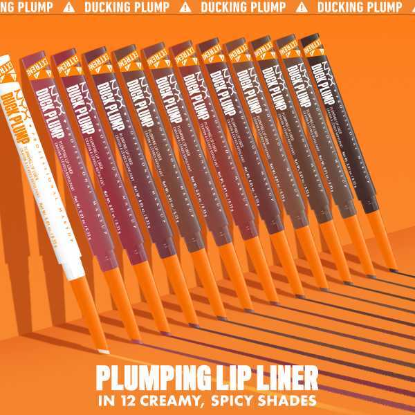 NYX Professional Makeup Duck Plump Plumping Lip Liner Siena, imported from the UK