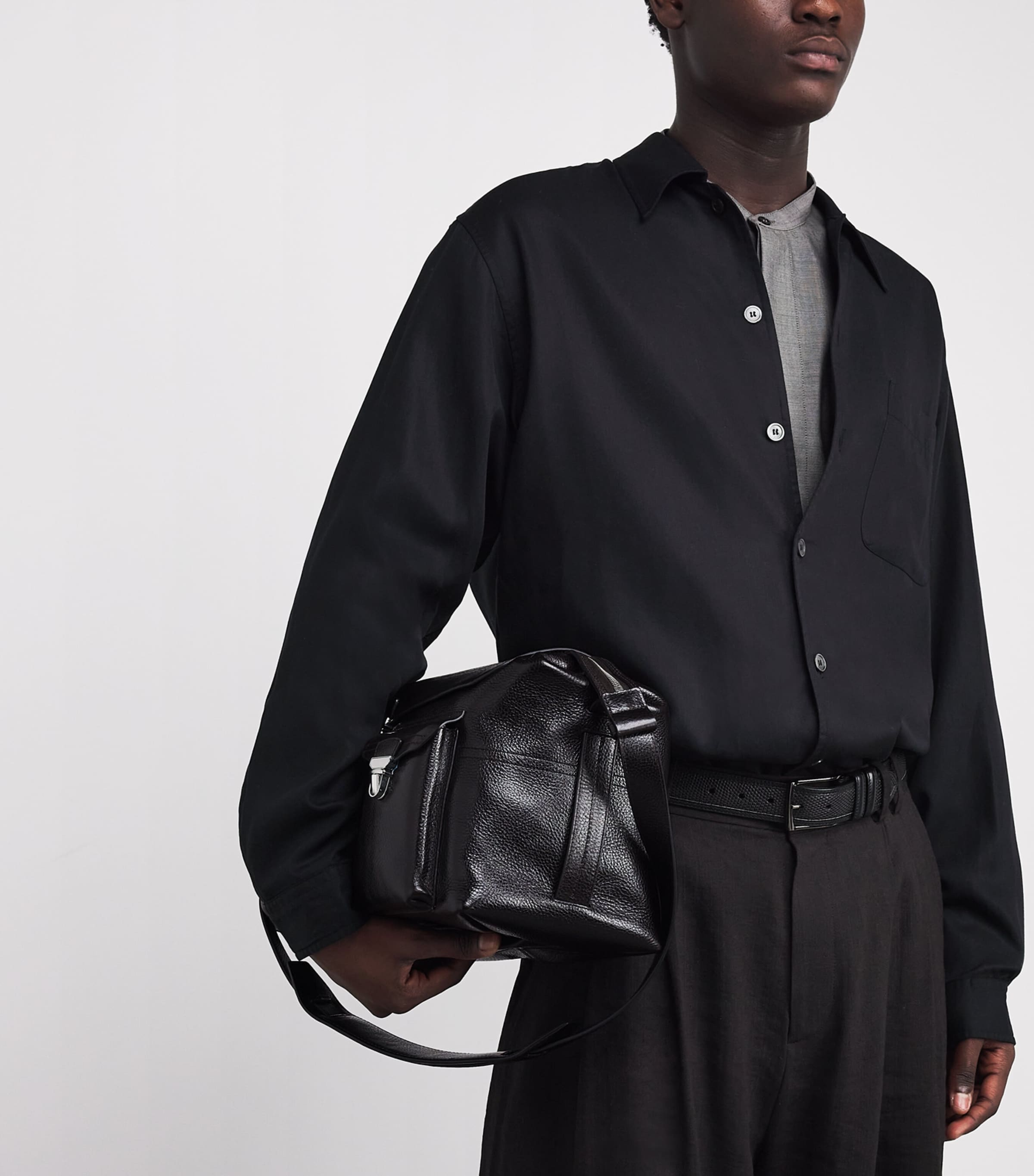 Lemaire Nappa Leather Gear Week-End Bag
