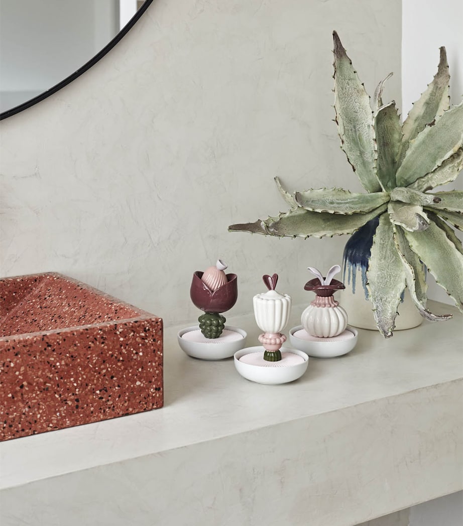 Lladró porcelain Imaginary Flower III Gardens of Valencia scent diffuser, UK version