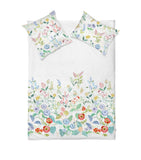 Floral Print King Duvet Cover in Ultra-Soft Cotton, 230cm x 220cm