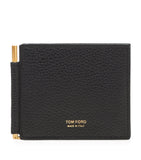 TOM FORD Leather Money Clip Wallet