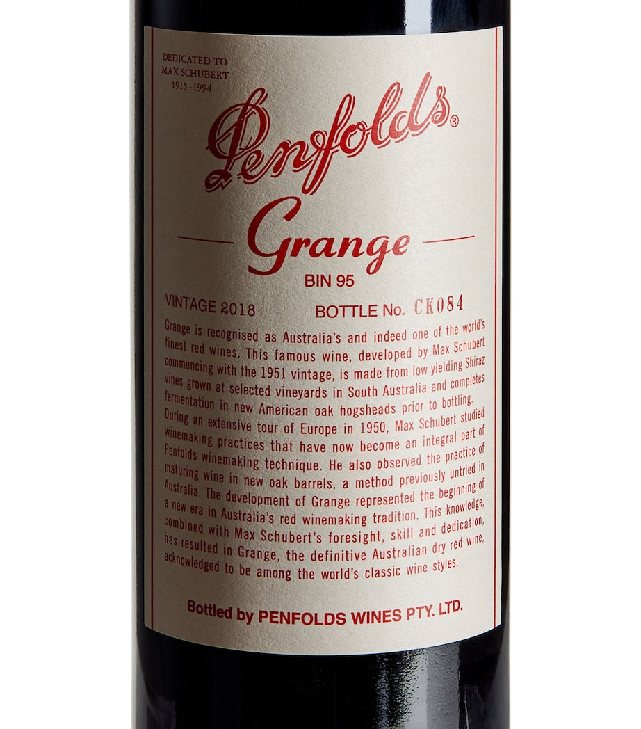Penfolds Grange Bin 95 Shiraz 2018 (75cl) - Southern Australia