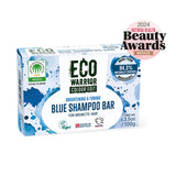 Little Soap Company blue shampoo bar 100g, imported from the UK