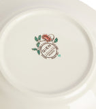 Gien Dominoté hand-painted floral dinner plate 27cm, UK version