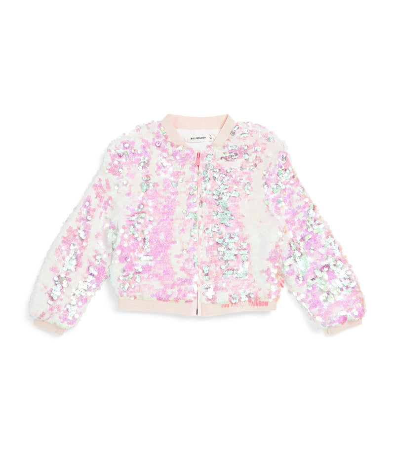 Billieblush sequin bomber jacket for children 4-12 years - British product