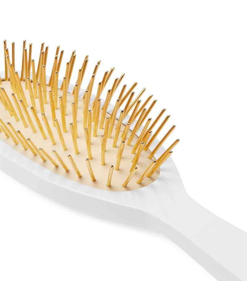 Versace Medusa '95 design hairbrush with golden hardware (British brand)