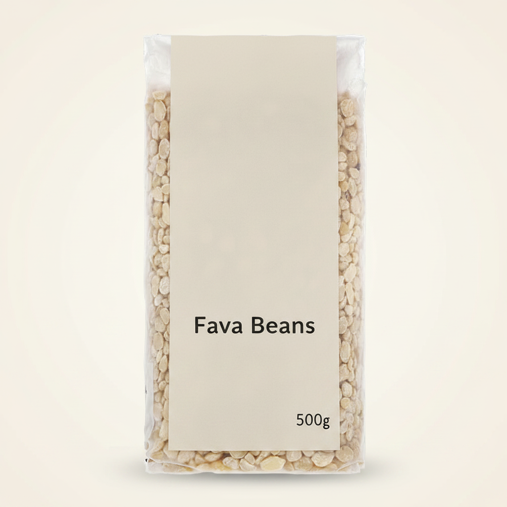 Holland & Barrett split fava beans 500g - British product