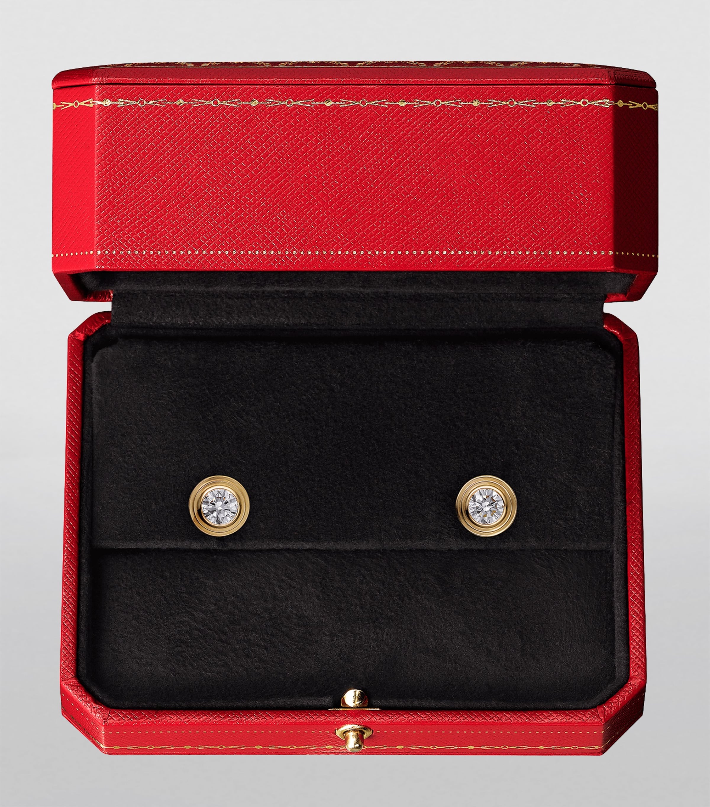 Cartier Extra-Small Yellow Gold and Diamond Cartier d'Amour Earrings