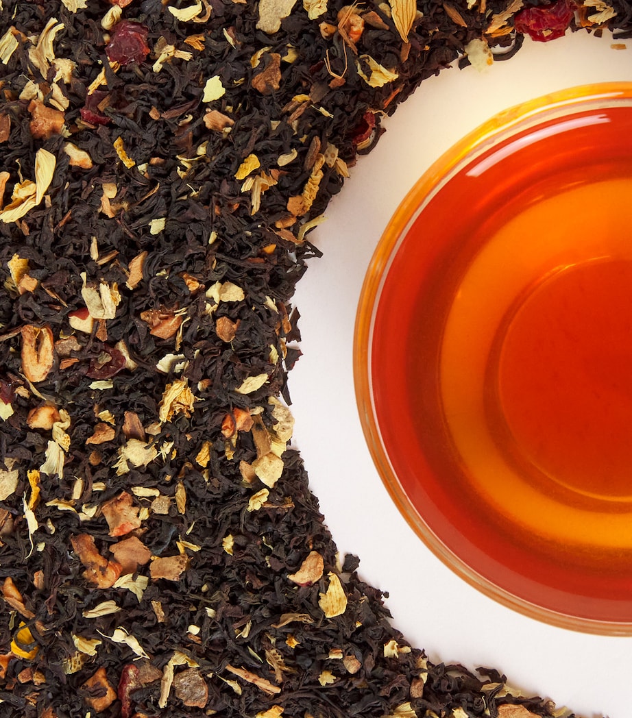 Harrods Easter blend loose leaf tea with orange and apple flavours 125g, UK version