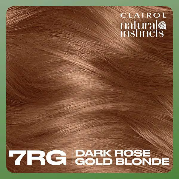 Clairol semi-permanent hair dye 7RG Dark Gold Blonde - British product