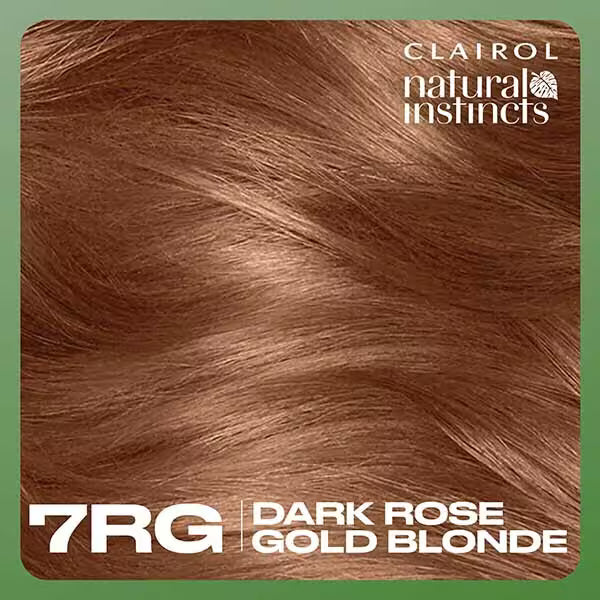 Clairol semi-permanent hair dye 7RG Dark Gold Blonde - British product