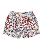 OAS Vireo print swim shorts for kids 4-12 years, imported from the UK