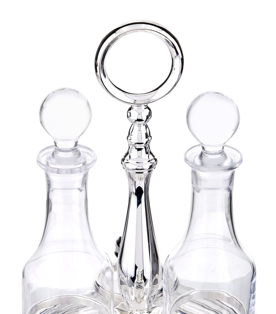Greggio Silver Plated Georgian Cruet Set