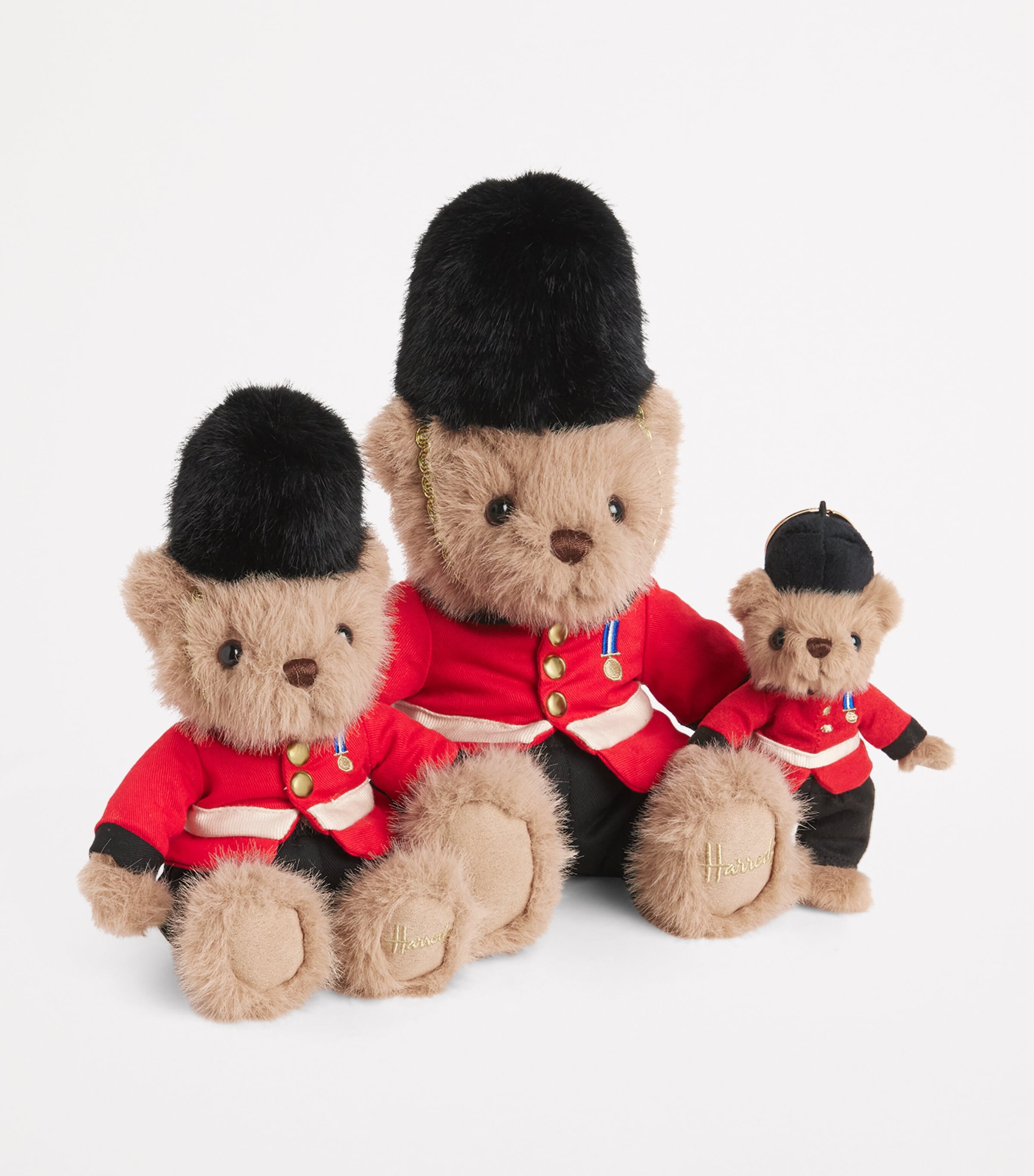Harrods Guardsman Bear soft toy 18cm, UK version