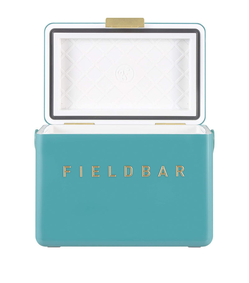 Fieldbar Mini Bar Cooler Box with Leather Sling 4L - British product