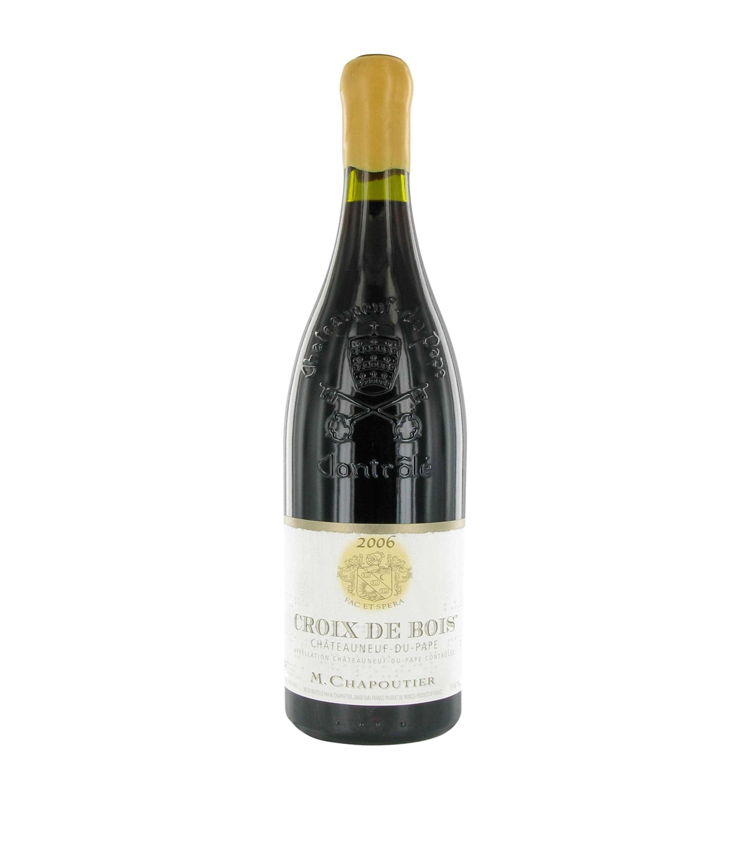 Chapoutier Châteauneuf-du-Pape Croix de Bois 2006 wine 75cl - British product