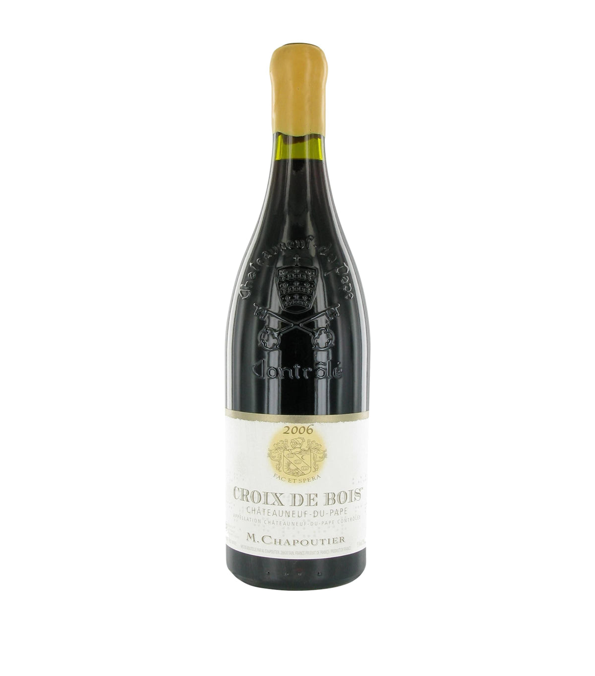 Chapoutier Châteauneuf-du-Pape Croix de Bois 2006 wine 75cl - British product