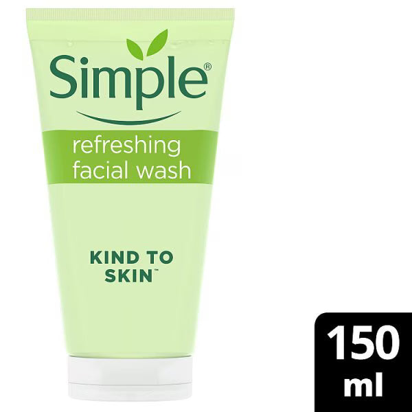 Simple Kind to Skin Refreshing Facial Wash (British brand)