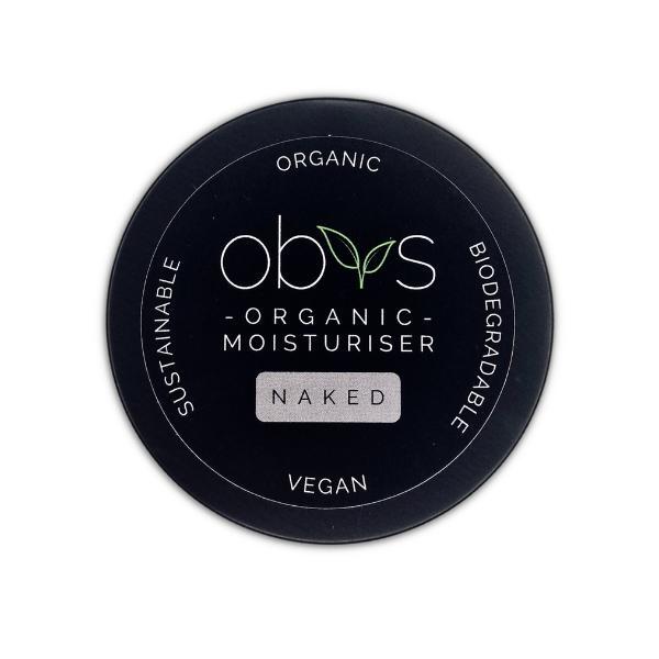 Obvs Skincare Organic Naked Moisturiser 100ml, imported from the UK