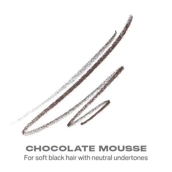 Morphe Micro Brow Pencil Chocolate Mousse, imported from the UK