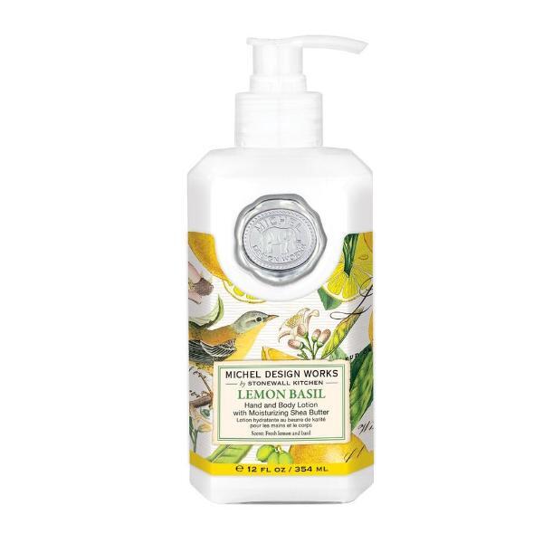 Michel Design Works Lemon Basil Lotion 354ml, imported from the UK