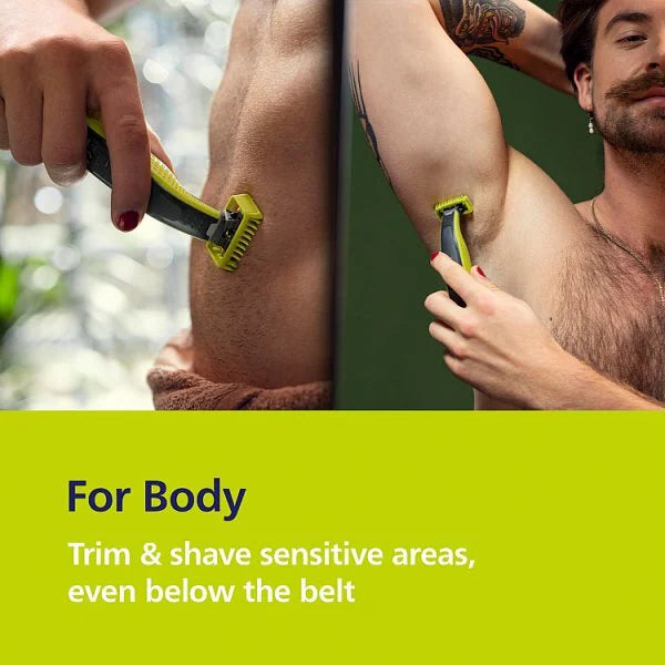 Philips OneBlade Face and Body shaver, imported from the UK