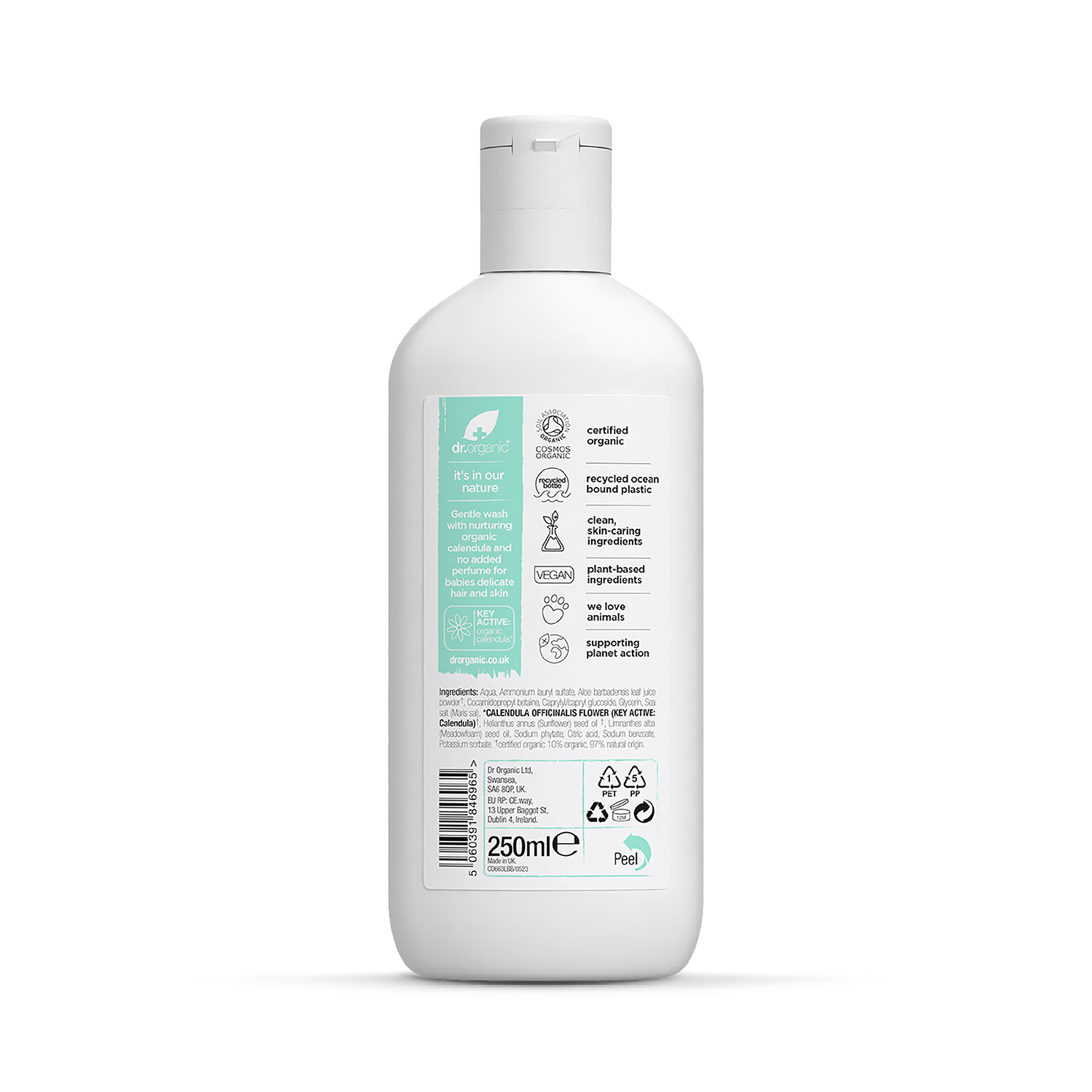 Dr Organic Baby Calendula Baby Wash 250ml - British product