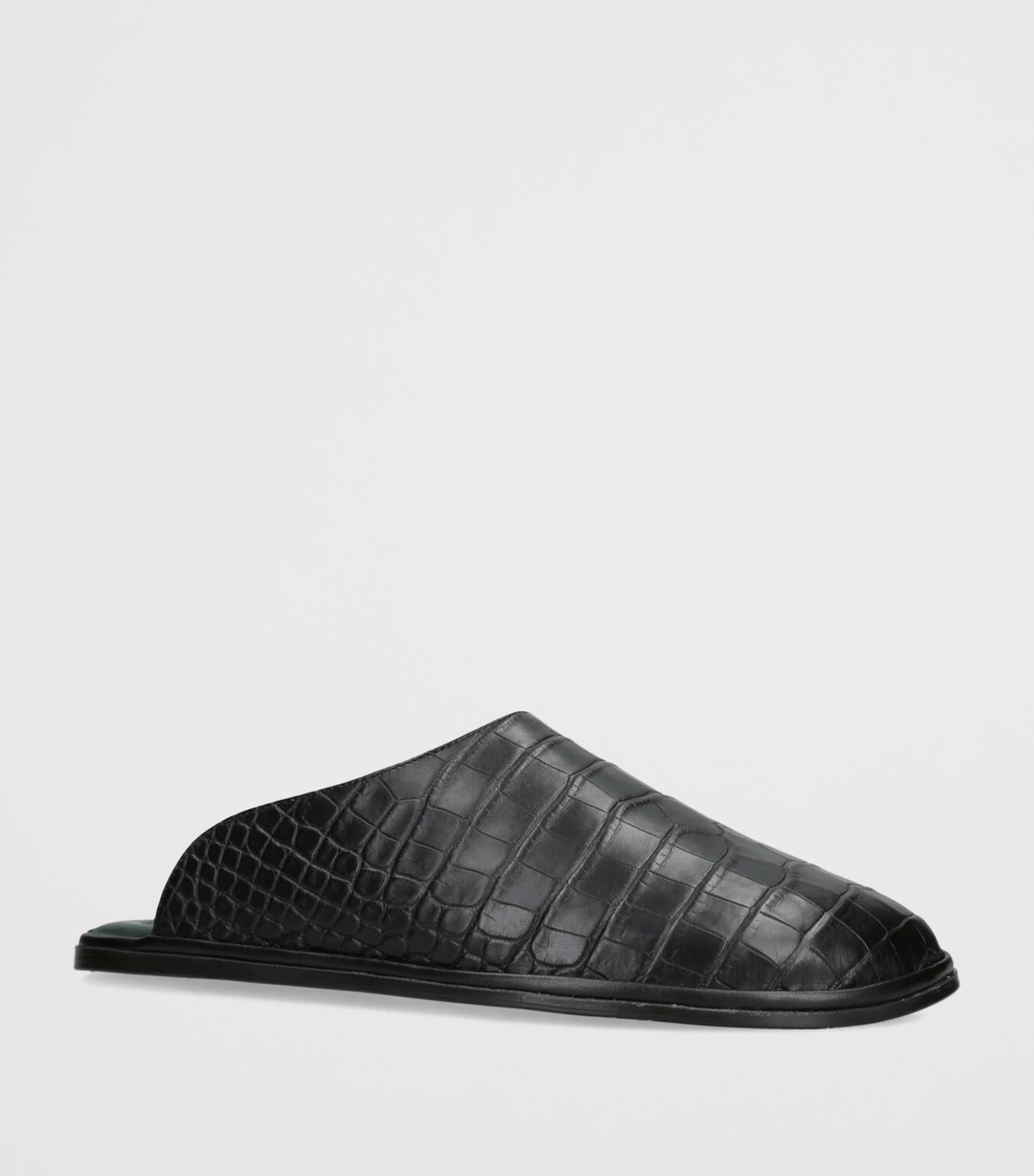 Brotini alligator leather mules - British product