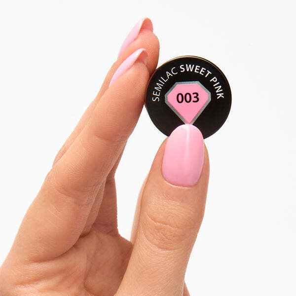 Semilac sweet pink uv gel polish 7ml (British brand)