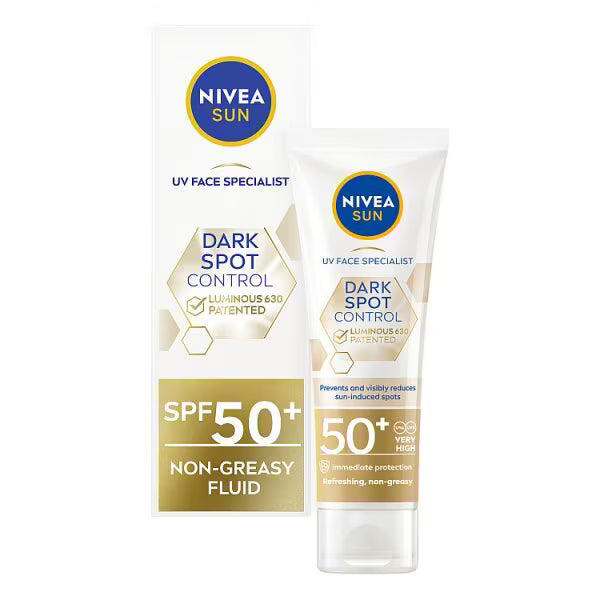 NIVEA Luminous 630 Sun Fluid 40ml, imported from the UK