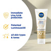 NIVEA Luminous 630 Sun Fluid 40ml, imported from the UK