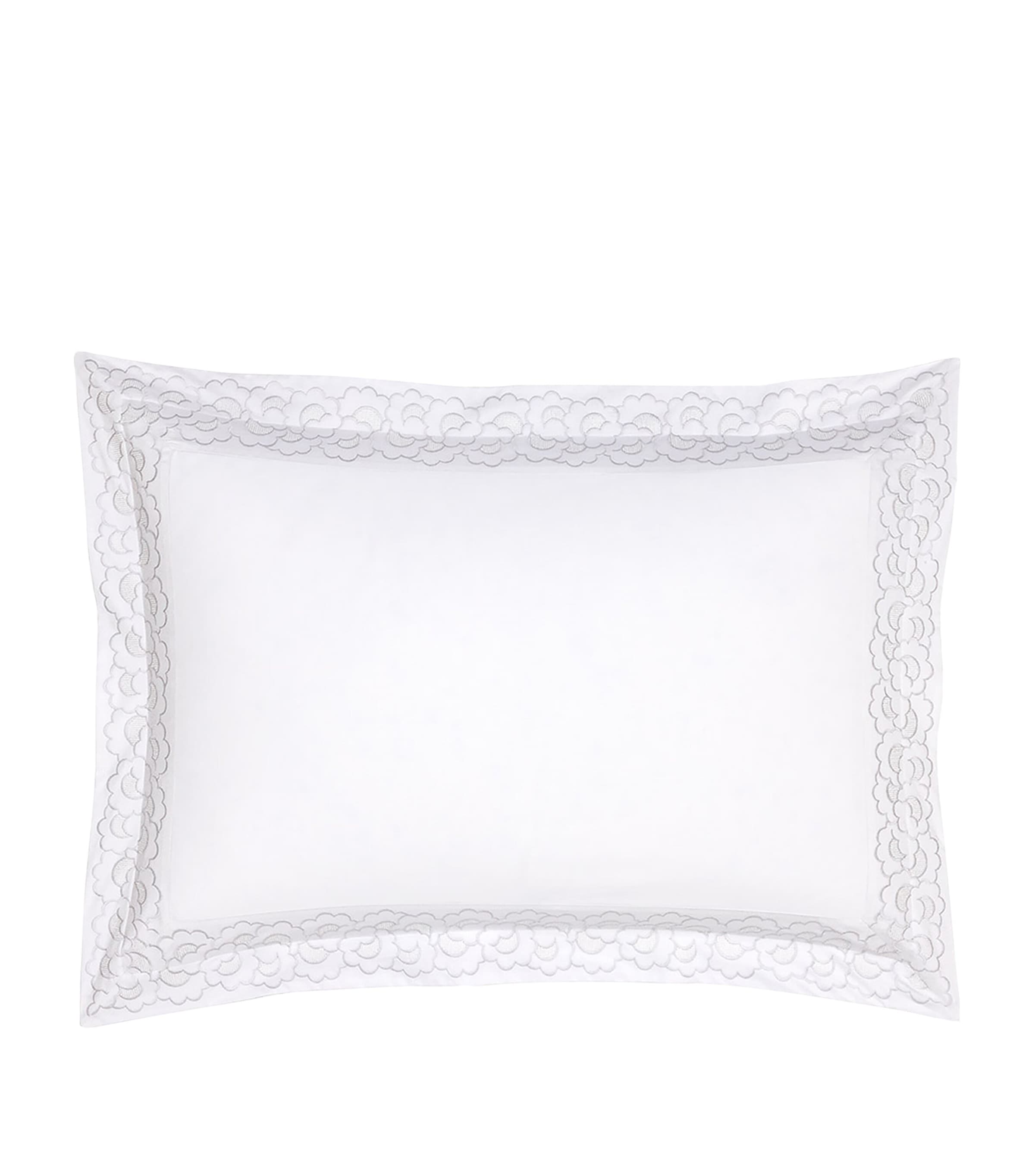 Yves Delorme Festons King Oxford pillowcase 54cm x 94cm (British brand)