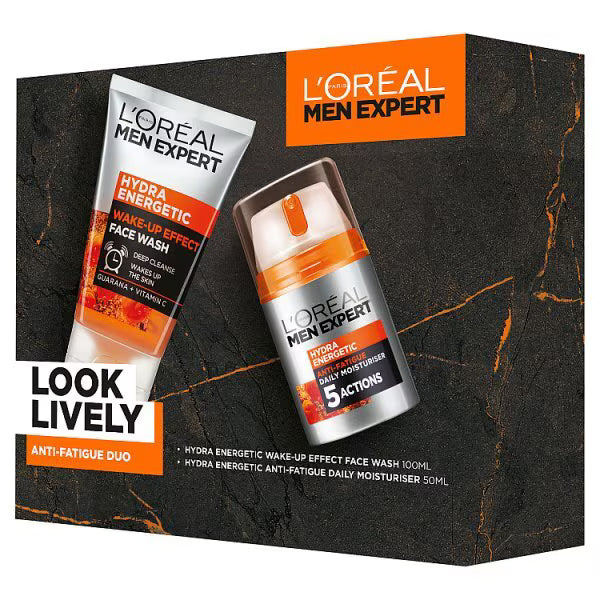 L'Oreal Paris Men Expert Hydra Energetic Gift Set 100ml 50ml, UK version