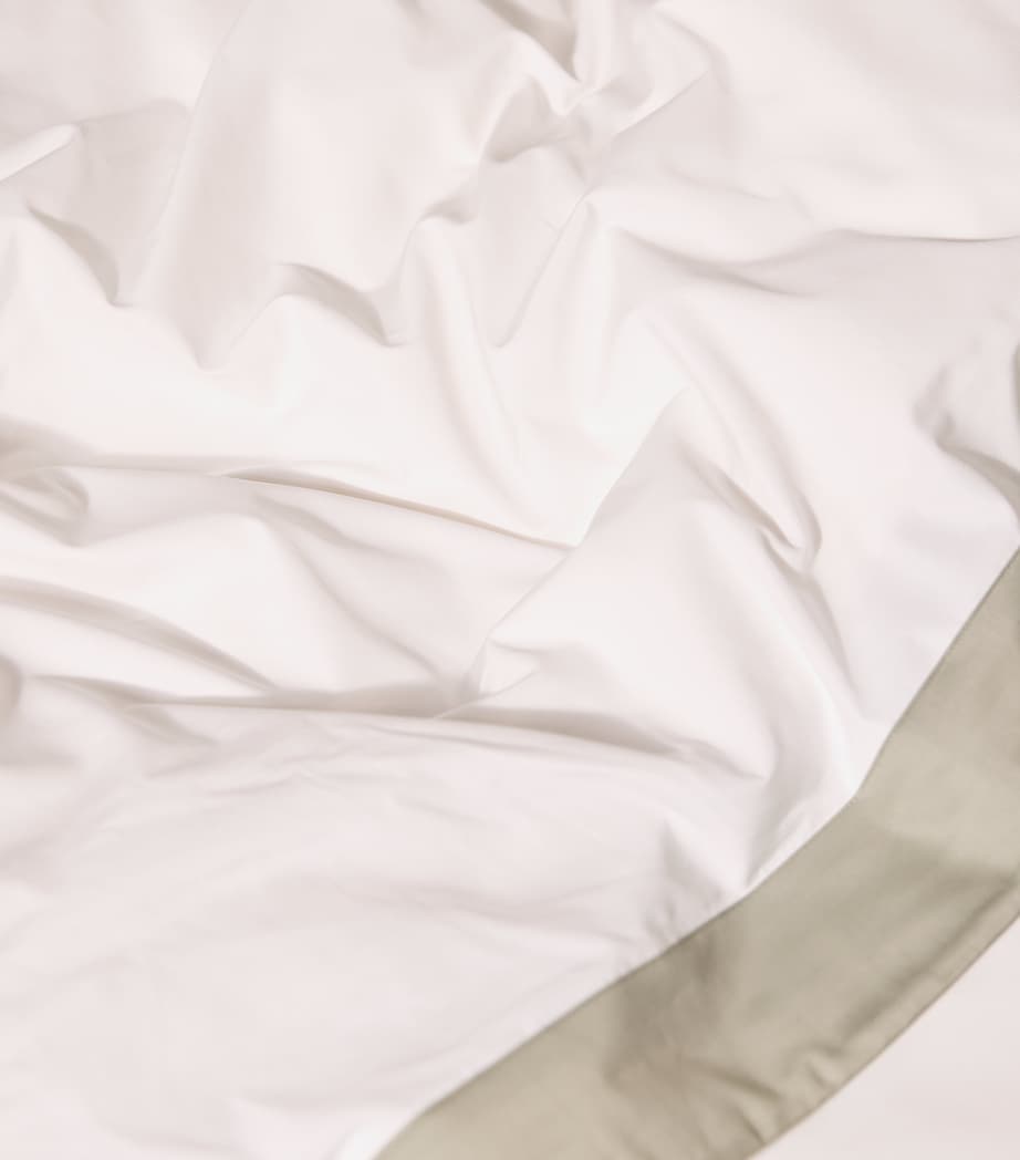 Celso De Lemos king pillowcase with contrasting trims 50cm x 90cm - British product