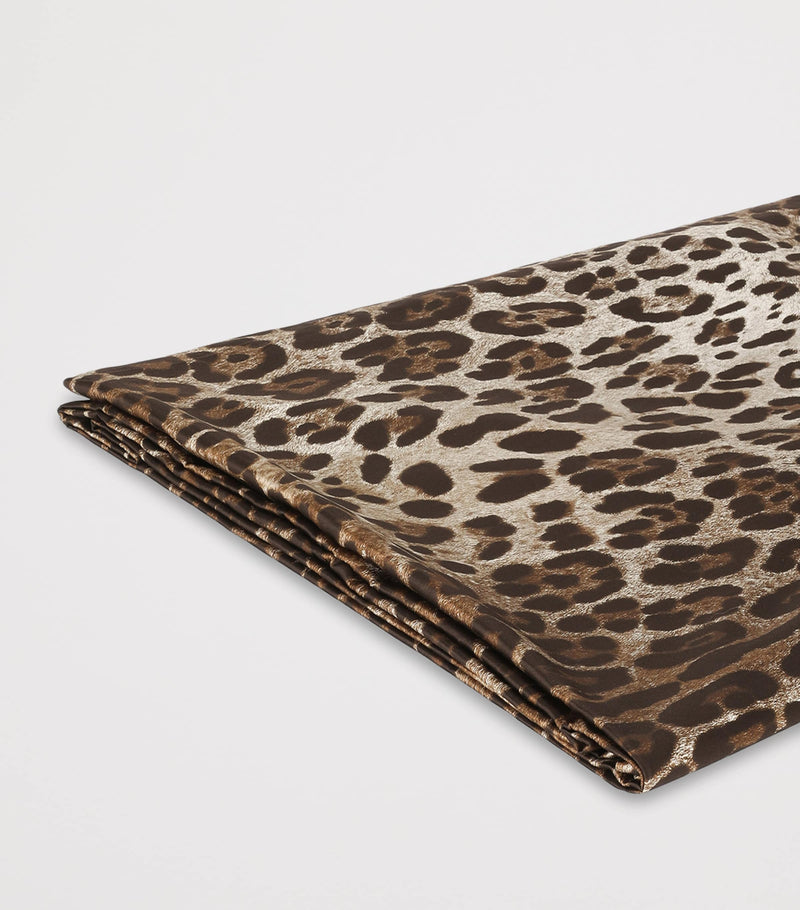 Dolce&Gabbana Casa leopard print King fitted sheet 300cm x 300cm - British product
